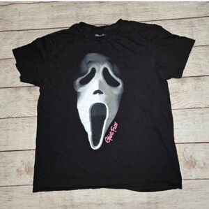 Scream ghost face horror graphic tee shirt